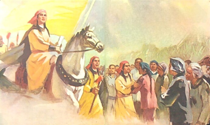 Revolutionary women of the Taiping Heavenly Kingdom laboring and contributing to the Taiping Heavenly Kingdom