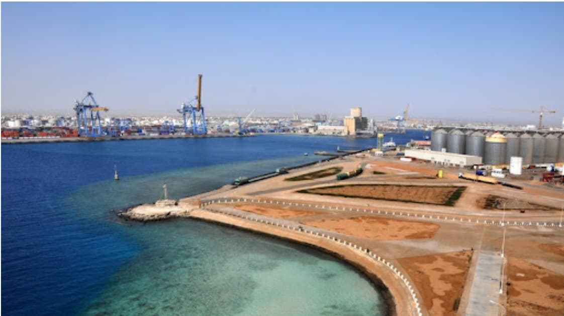Chinese-built port in Sudan