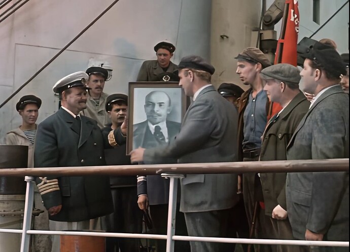 Gift of Lenin's portrait