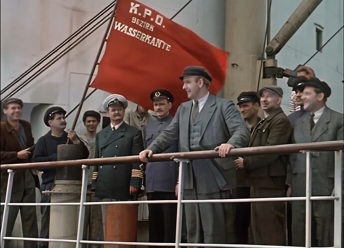 Standing on socialist territory for the first time