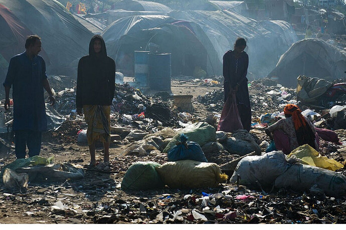 Pakistani slum — Tent City