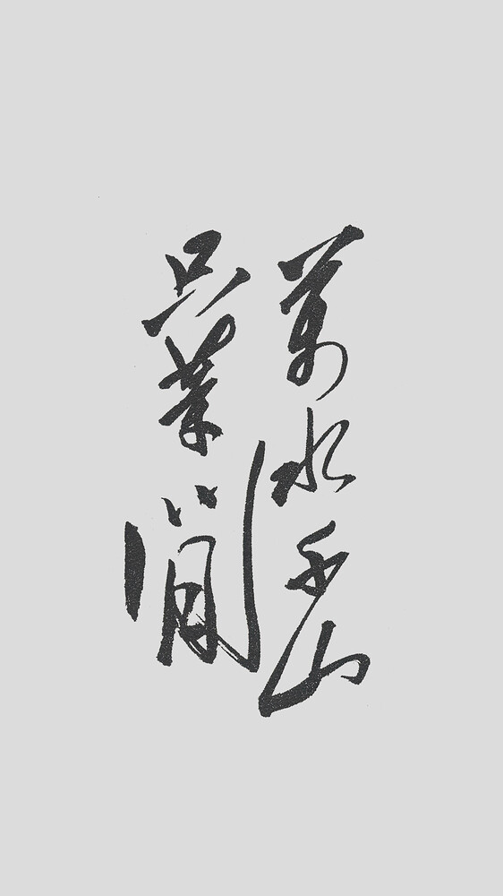 万水千山只等闲-灰