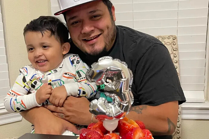 Cover photo, no caption, likely a photo of Kilmar Abrego Garcia and his children