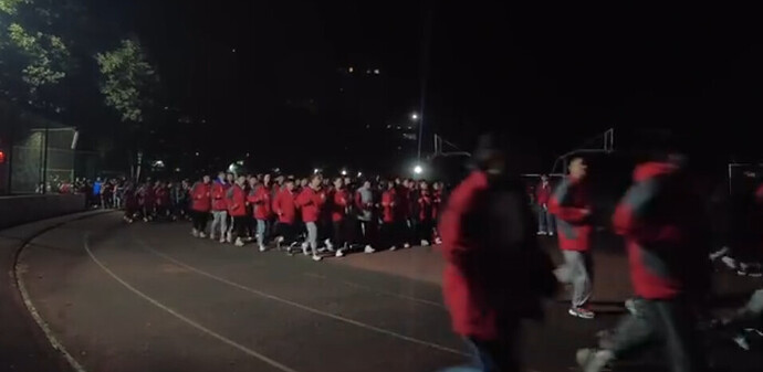 Bilibili video "San Tai Yi Zhong Gao 2020 Morning Run Snapshot" screenshot https://www.bilibili.com/video/BV1ub4y1p7PZ