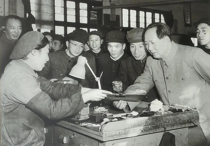 Chairman Mao at the Radio Factory