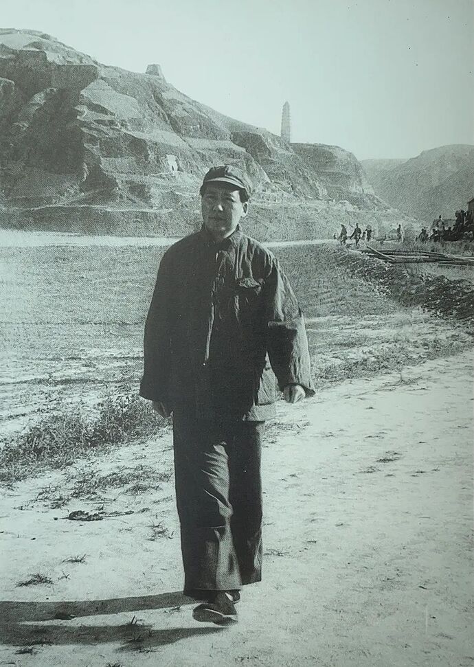 Chairman Mao in Yan'an