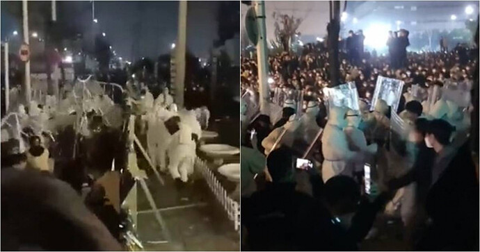 抗爭入夜未歇 鄭州富士康超肅殺…萬人與武警對峙釀衝突 | 國際 | CTWANT