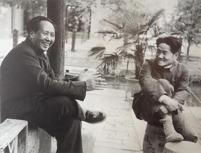 Chairman Mao and Mao Anying