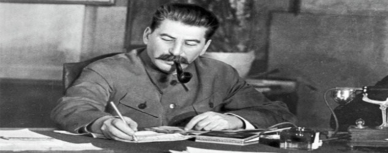 Comrade Stalin at work